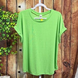 Sew In Love Cuffed Slinky Blouse Size 2X